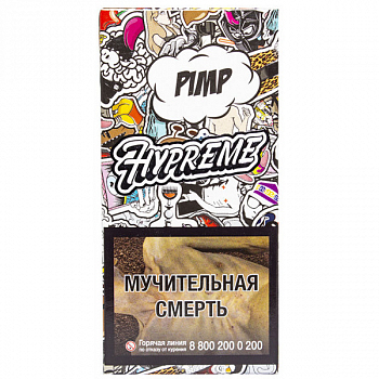 Табак Hypreme Black Line , 40гр "PIMP / Безаромка средней крепости, шоколадно-кофейные ноты"